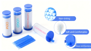 100 Piezas de Microaplicadores Dentales, Cepillos Desechables, Microcepillos, Puntas Multiusos para la Higiene Bucal - Product Image 3