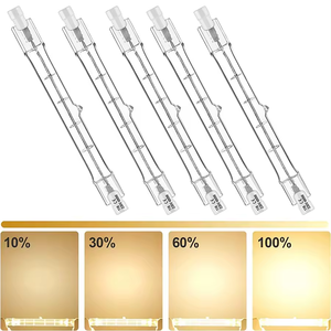 Ampoule halogène J118 de 118 mm de longueur, 110 V 100 W 200 W 300 W 500 W, lampe halogène 230 V 400 W, tube halogène <span class=keywords><strong>R7s</strong></span> - Product Image 2
