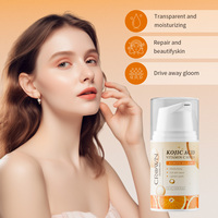 Sérum Visage OEM Marque Privée à l'Acide Kojique et Vitamine C – Hydratant, Éclaircissant, Anti-Taches Brunes