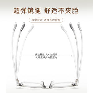 Montures de lunettes tendance en TR90, rectangulaires, monture complète, légères, unisexes, bordure de 5,5 mm, origine Danyang, HB591 - Product Image 2