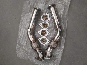 Tube Turbo OEM pour 350Z Z33 <span class=keywords><strong>Infiniti</strong></span> <span class=keywords><strong>G35</strong></span> <span class=keywords><strong>V35</strong></span> 3.7L VQ37HR Acier Inoxydable 304 Poli Miroir Garantie 2 Ans Neuf 2010-2012 - Product Image 3