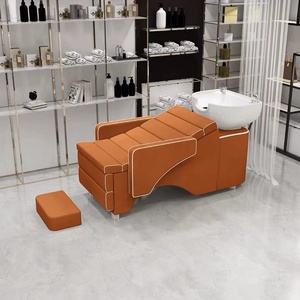Hair Washing Station Massage <b>Bed</b> Hair Salon Furniture Shampoo <b>Bed</b> Washing Shampoo Chair With Bowl - Product Image 6