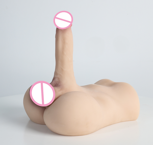 Yarım vücut erkek Torso büyük yapay penis gerçek dokunmatik gerçekçi kadın mastürbasyon masaj seks oyuncakları LEPIN LP-T2700 - Product Image 4
