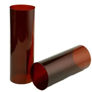 300 micron hổ phách Tint trong suốt rõ ràng cứng nhắc PVC Vỉ đóng gói phim PVC Rolls