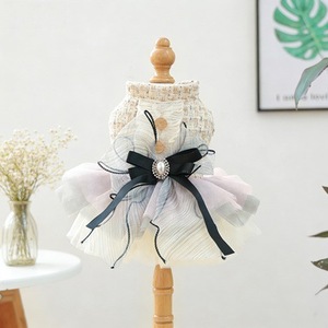 Pet Princess Dress For Small Dogs <b>Cats</b> Polyester Cute Style Four Seasons Wear - Product Image 2