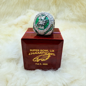 Les ailes sortent de leur emplacement # 26 BARKLEY & # 1 HURTS & 1 HURTS # 11 # 21 # 33 # 55 # 88 LIX SuperBowl 2024-2025 NFL Philadelphia Eagles Champions Ring - Product Image 6