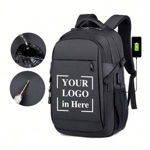 Mochila Plegable Impermeable Delgada y Suave WSY551 para Hombre, Mochila para Portátil Oxford para Negocios con Puerto de Carga USB - Product Image 1