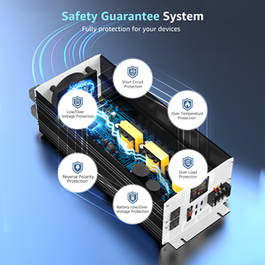 <span class=keywords><strong>Convertisseur</strong></span> de puissance à onde sinusoïdale pure <span class=keywords><strong>12V</strong></span> vers 220V/<span class=keywords><strong>230V</strong></span>, 2000W/4000W, DC vers AC, pour usage domestique, camping-car et extérieur (Stock US) - Product Image 6