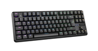 Clavier mécanique de jeu rechargeable USB Type C 2,4G, 61 touches Qwerty, interrupteurs rouges, pavé tactile, résistant aux déversements, éclairage RVB, CE ROHS REACH