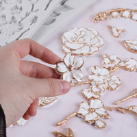 Daisy Rose Chrysanthemum Bunga Sakura Bentuk Fondant Cetakan Permen Coklat Silikon Cetakan untuk Dekorasi Kue