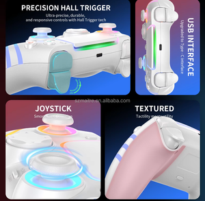 Wireless <strong>Controller</strong> Dynamic RGB Lighting 3D Joystick Rechargeable 1000mah Batteries Long Standby Time 6-Axis Gyro Sensor - Product Image 6