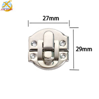 Petite boîte à bijoux en bois en métal loquet de verrouillage solide taille 25mm finition plaquée acier allié d'aluminium OEM ODM fournitures pour cadeaux