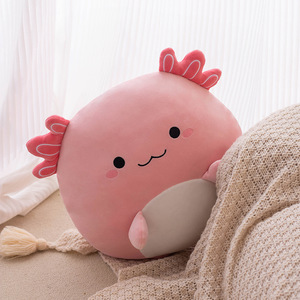 Oreiller en peluche animal mignon Axolotl diable Ray ours marin maille soulagement du Stress dossier de voiture <span class=keywords><strong>coussin</strong></span> de canapé pour étudiants anniversaire lavé - Product Image 5
