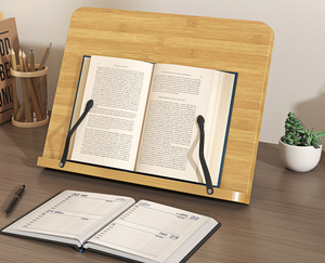 Support d'ordinateur multifonctionnel <span class=keywords><strong>en</strong></span> <span class=keywords><strong>bois</strong></span> pour livres Huit supports de lecture réglables pour adultes et enfants Calligraphie Copyboy Supports de stockage - Product Image 1