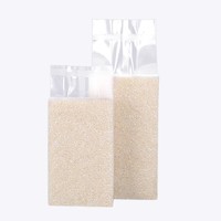 Sacs sous vide personnalisés pour riz, sacs sous vide épaissis pour briques de riz, sacs d'emballage sous vide pour riz en gros
