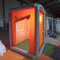 Tentes personnalisables de haute qualité pour le bain et la désinfection Colonne gonflable en PVC pour tente gonflable Tente de décontamination