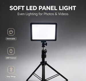 Kit d'éclairage LED portable bicolore 12W SL116 pour photographie et vlogging, lampe flash LED rechargeable SL116 - Product Image 5