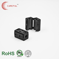 SCNF65 Ni-Zn Snap-on Split Ferrite Core ID 6.5mm Easy Install EMI Cable Choke Filter RoHS for Small Device Cable