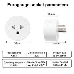 Wi-Fi kích hoạt thông minh cắm & Khám Phá & cửa hàng đèn thông minh phích cắm & Thiết bị chuyển mạch trong nhà ngoài trời Anh EU tiêu chuẩn cắm bởi tuya <span class=keywords><strong>Wifi</strong></span> Alexa Google - Product Image 5