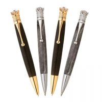 Stylo bille rétractable en métal personnalisé avec logo, gravure laser 1,0 mm, multifonctionnel, écriture fluide, encre noire, promotionnel