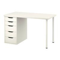Bureau d'ordinateur portable, bureau avec tiroir de rangement et rabat un bureau d'ordinateur avec tiroirs