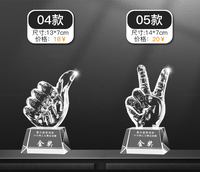Trophée en cristal transparent personnalisé, plaques en cristal personnalisées, trophées, trophée en cristal globe de football doré pour les sports