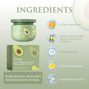 สครับขัดผิวอะโวคาโด ไอศกรีม สำหรับอาบน้ำ ช่วยผลัดเซลล์ผิว บำรุงผิวให้ชุ่มชื้น ขาวกระจ่างใส เหมาะสำหรับทุกสภาพผิว - Product Image 5