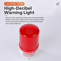 LED Mehrfarbige Stapel-Lichtanzeige Rot Grün Gelb Blau Weiß Blinkende Helligkeitsalarm-Leuchte mit Geräuschlosem Summer Mini Kompakt