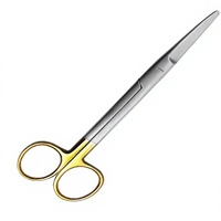 Gunting Mayo Bahan Stainless Steel Kelas Bedah, Instrumen Manual untuk Penggunaan Bedah Umum, Gunting Runcing untuk Perawatan Kecantikan