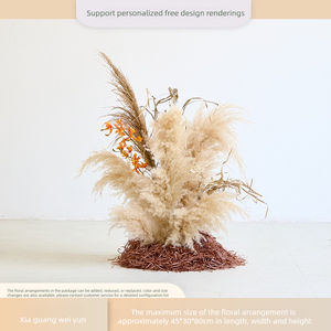 Composizione Floreale in Stile Boho con Fiori Secchi in Seta |   Decorazione per Finestre Fatta a Mano, Ecologica e Duratura, per la Festa della Mamma - Product Image 4