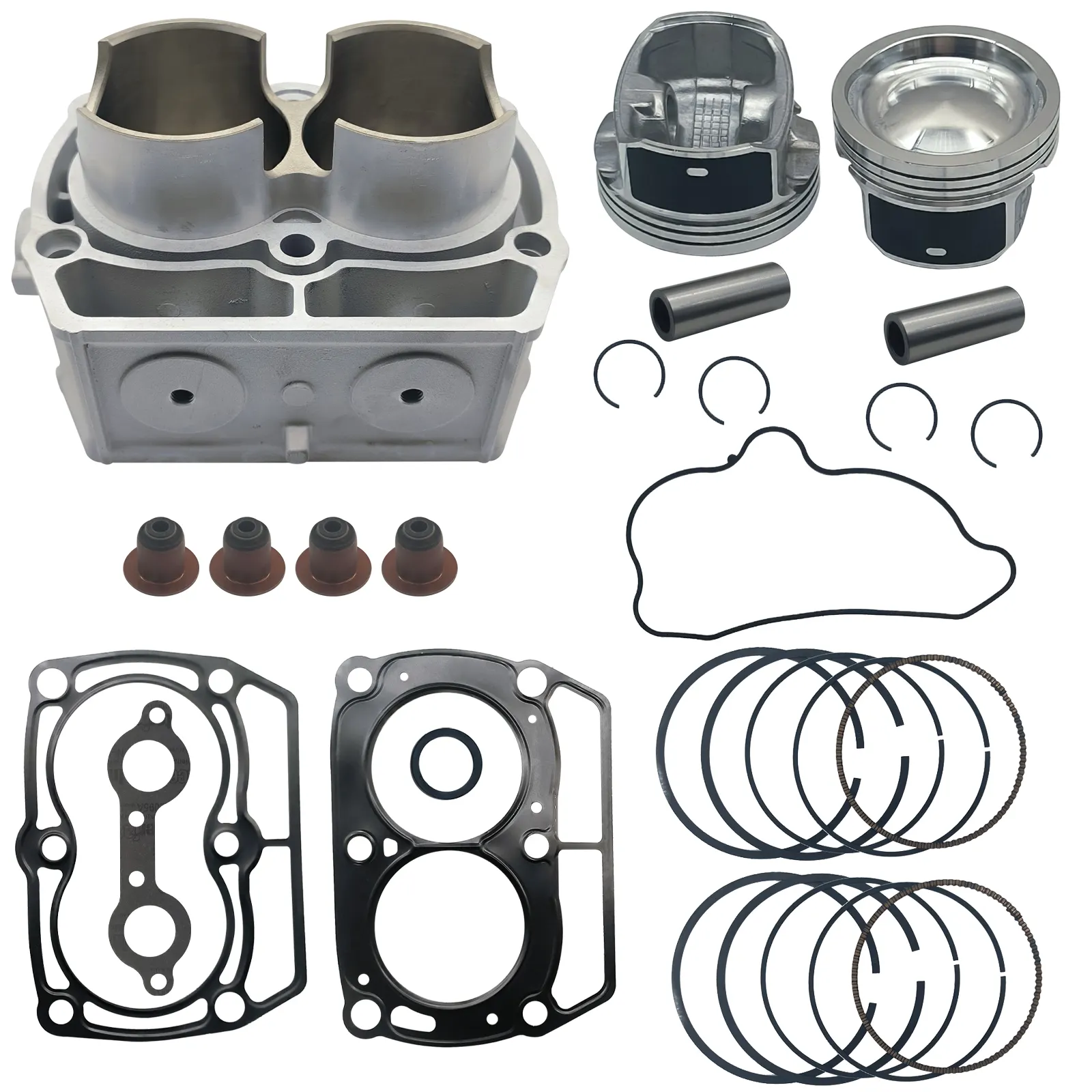 Động cơ xi lanh Piston Gasket Kit phù hợp cho Polaris rzr 800 EFI 800le Ranger Crew 700 ATV UTV phụ tùng phụ kiện