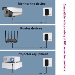 Kabel Daya DC 2-Pin 5.5x2.1mm 5/12/24V 22AWG Male-to-Male/Male-to-Female IP55 2A 5m untuk Peralatan Rumah Tangga - Product Image 3