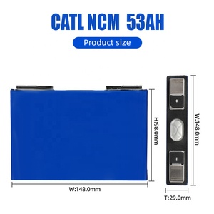 Catl เซลล์แบตเตอรี่แบบปริซึม3.7v53ah 3.7v50ah linmc NCM อายุการใช้งานยาวนานรถมอเตอร์ไซด์ - Product Image 6