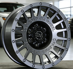 <span class=keywords><strong>ล้อ</strong></span>แม็กซ์อะลูมิเนียมอัลลอยด์แบบหลายก้าน ขนาด 17x8.5 นิ้ว รุ่นใหม่ สำหรับรถยนต์หลากหลายรุ่น สีเทากันเมทัล ผลิตด้วยวิธีการหล่อ รับประกัน 3 ปี - Product Image 4