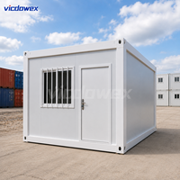 Vicdowex Maison Conteneur Préfabriquée Contemporaine en Panneaux Sandwich d'Acier 20ft 40ft, Bâtiment de Bureau Modulaire à Assemblage Rapide, Durée de Vie 15-25 Ans