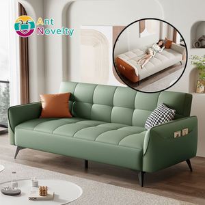 Antnovelty Sofá Cama Esquinero en U de Tela Roja Usado, Tamaño King, con 2 Bisagras, Turquía - Product Image 3