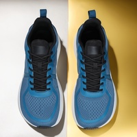 Chaussures de sport décontractées pour hommes, grandes tailles, avec embout large, semelle large, amorti, légères, respirantes, en maille, pour la course, jusqu'à la taille 48
