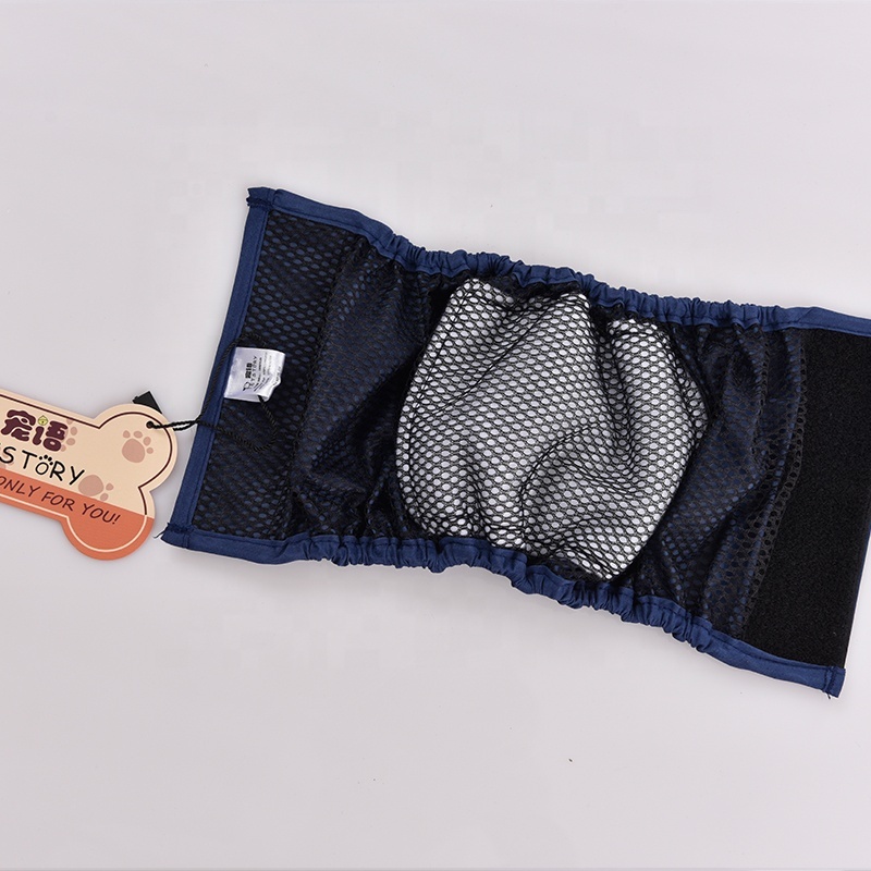 MÂLE chien chiot rembourré ventre couches culottes pantalon MARINE XS-4XL