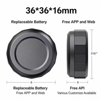 Localizador Inteligente Magnético Impermeable IP65, Antipérdida, Adsorción Magnética para Motocicletas, Bicicletas y Artículos