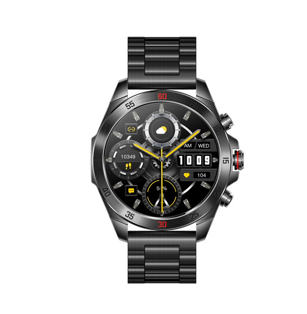 2026 Men's Smartwatch with BT Call Answering 1.43inch Waterproof Heart Rate Fitness Tracker Compass Health Monitoring Function