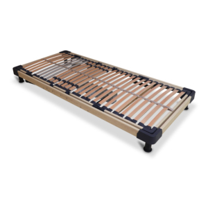 Оптовая продажа с завода, регулируемая электрическая подъемная кровать, основание для больницы, Современная тканевая двухместная кровать с текстурой древесины - Product Image 4