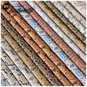 Feuilles de similicuir camouflage gravables au laser, en PU, avec motif camouflage de chasse au canard sans couture, pour carnets et étuis à boissons - Product Image 4