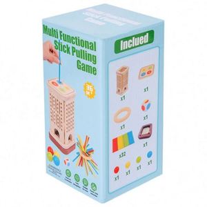 ของเล่นนับลูกเต๋าคลาสสิก เกมครอบครัว ของเล่นเดินทาง เกมมอนเตสซอรี่ แท่งไม้หลากสี เกมลูกเต๋า - Product Image 6