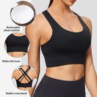 WX163 Nieuwe 3XL Dames Sportbeha Ademend Schokbestendig Hardloop Fitness Vest Snel Droogende Yoga Sportbeha