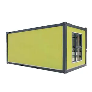 Green Prefab Steel Structure Shipping Tiny House Kit Sandwich Panels Container House Movable Prefabricated House