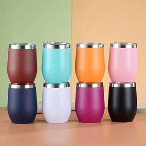 Gobelets isothermes personnalisés Western 8oz 12oz en acier inoxydable 304 avec couvercle et logo – Vente en gros - Product Image 3