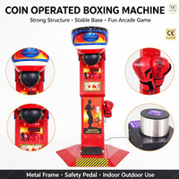 Machine d'arcade de boxe Big Punch à monnayeur pour jeux de récompense, modèle d'usine