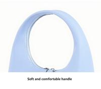Sacs à main mini hobo en cuir PU souple de haute qualité, pochettes en cuir souple pour femmes