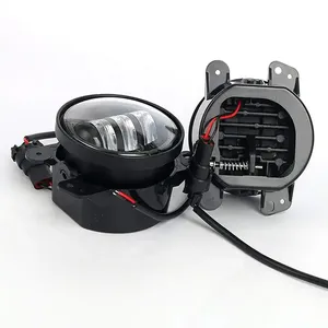 Offres Spéciales 4 ''Led antibrouillard système d'éclairage automatique 4 pouces rond 30w Led antibrouillard intégré pour Jeep Wrangler Jk - Product Image 2