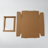 Boîte cadeau rigide en papier artistique de haute qualité, couleur personnalisable, finition mate, doublure en éponge, matériaux recyclés, design carré, propre